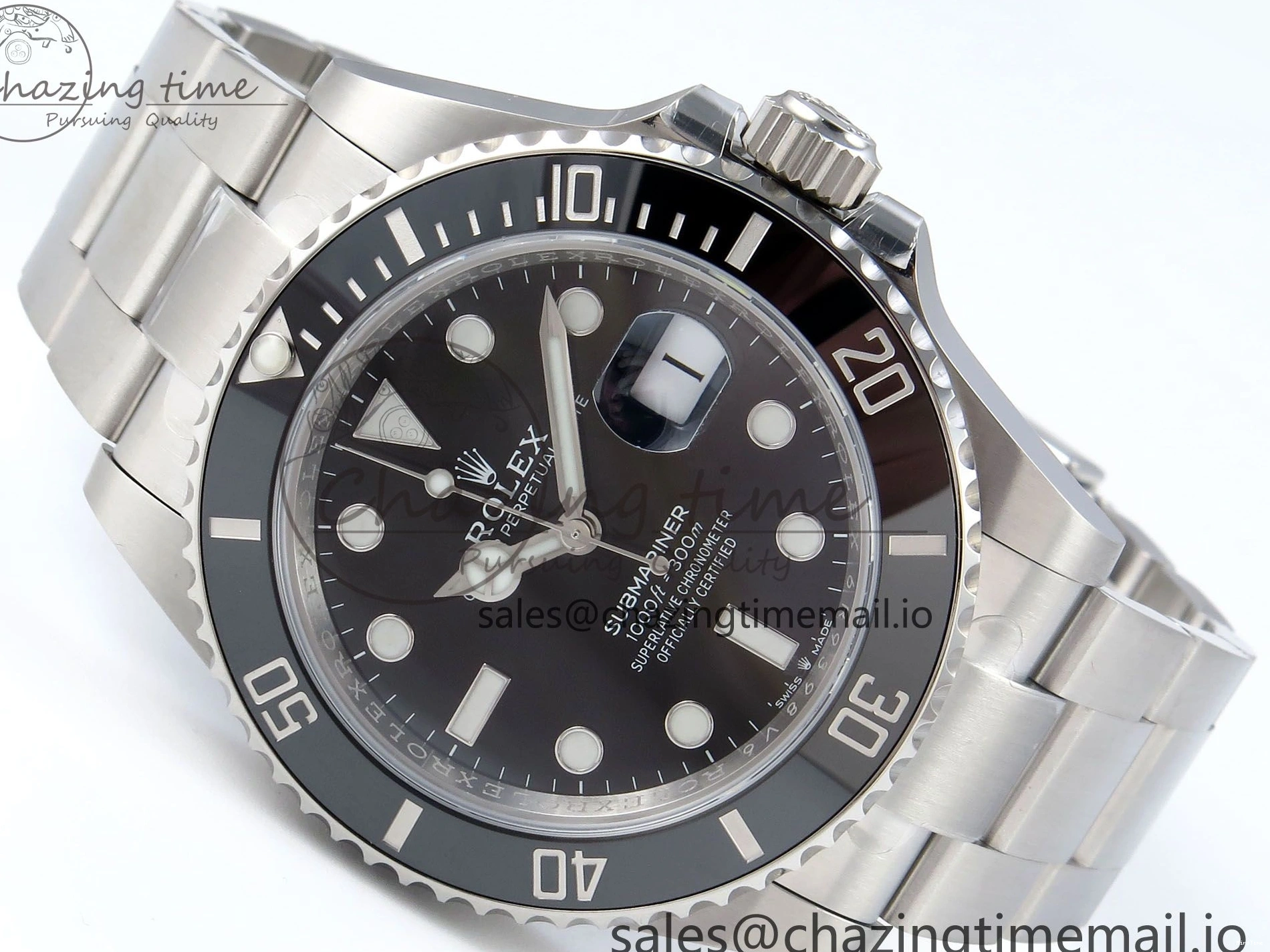 MiroTime 0204 Affordable Submariner 41mm 126610 LN SS ARF 1:1 Best Edition Steel Black Dial 904L SS Oyster Bracelet SH 362